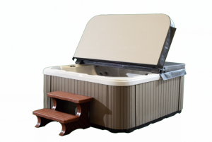 Couverture de Spa de coin rond PVC UV Block