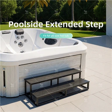 Marche de bain à remous longue taille