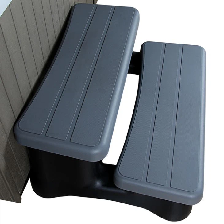 Étape de spa antidérapant étanche en PVC