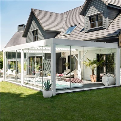 Pergola de toit à persiennes pour petit balcon